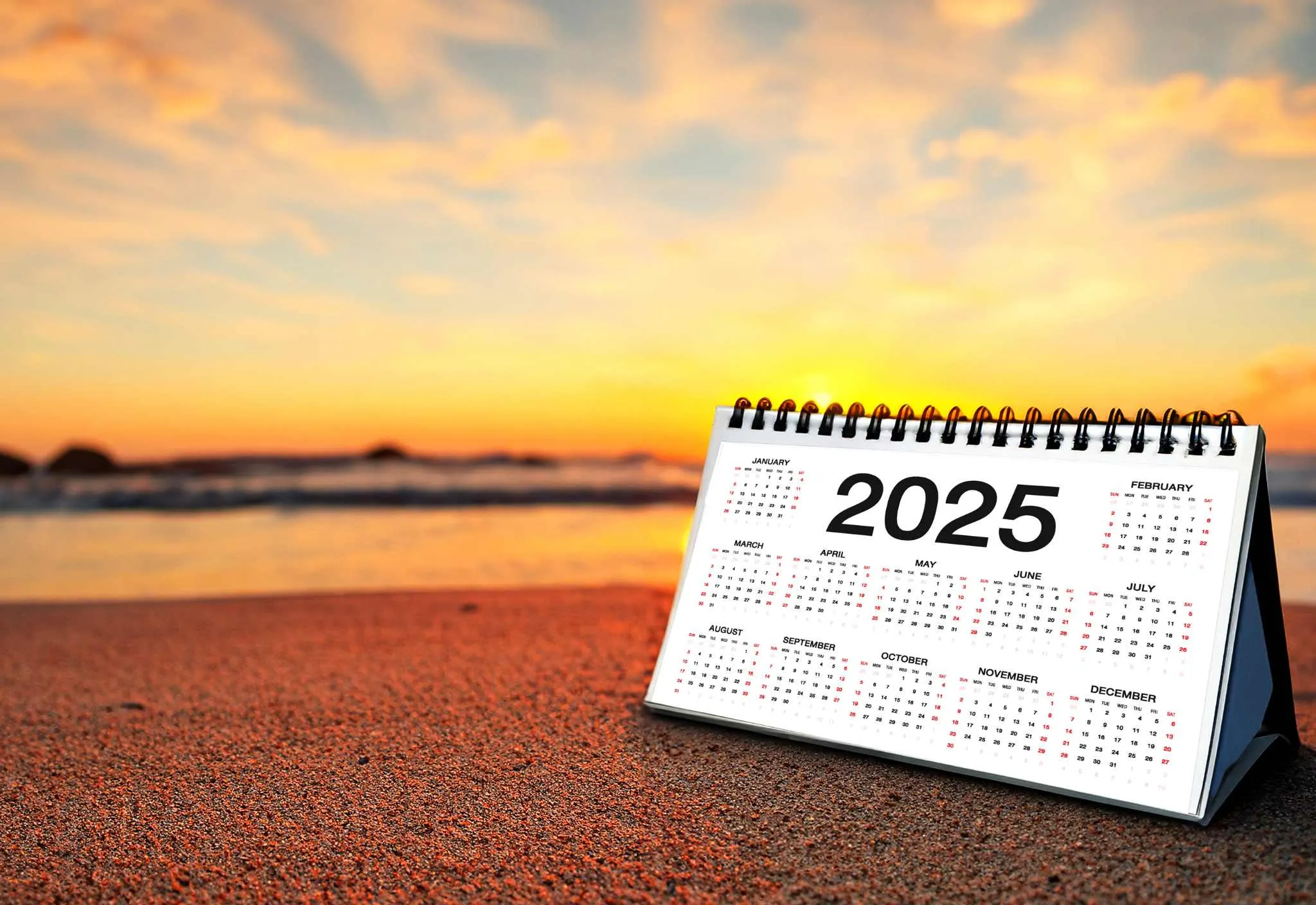 Calendário de feriados 2025