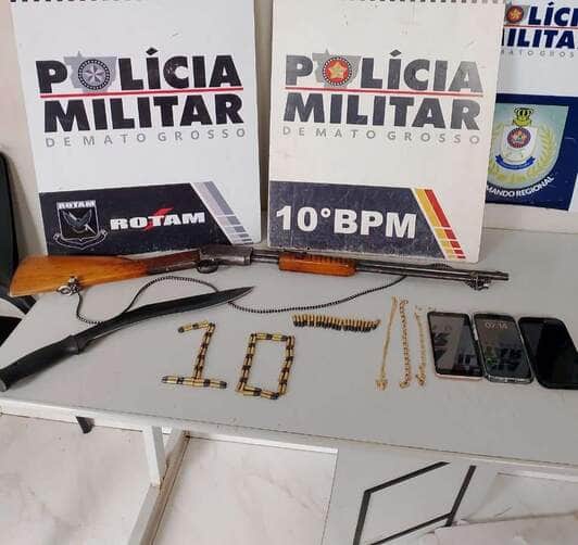 PM resgata casal mantido refém e prende três membros de facção em Mato Grosso