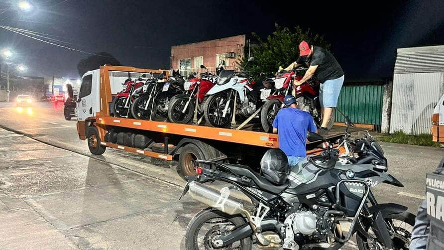 Polícia Militar frusta mais uma tentativa de rolezinho de motoqueiros em Cuiabá