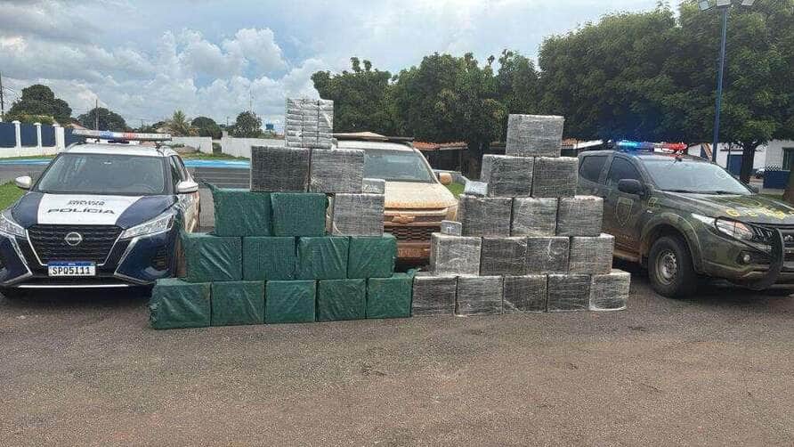 Polícia apreende 1 tonelada de cocaína em Mato Grosso
