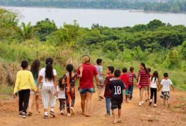 Rio de Janeiro (RJ) 13/01/2025 - imersão na floresta crianças e adolescente do projeto aldeias visitam o rio Xingu
Foto: André Noboa/UmGraueMeio