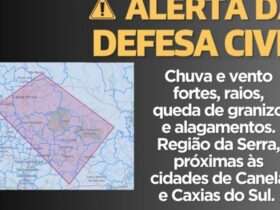 Porto Alegre (RS), 17/01/2025 - Alerta da Defesa Civil para chuvas e alagamentos. Foto: Defesa Civil/Divulgação