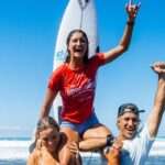 Luana Silva é primeira brasileira campeã do Mundial Júnior de surfe, em 18/01/2025