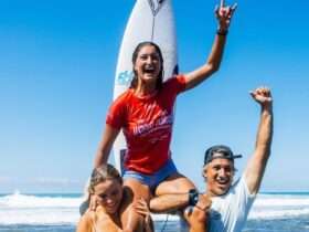 Luana Silva é primeira brasileira campeã do Mundial Júnior de surfe, em 18/01/2025