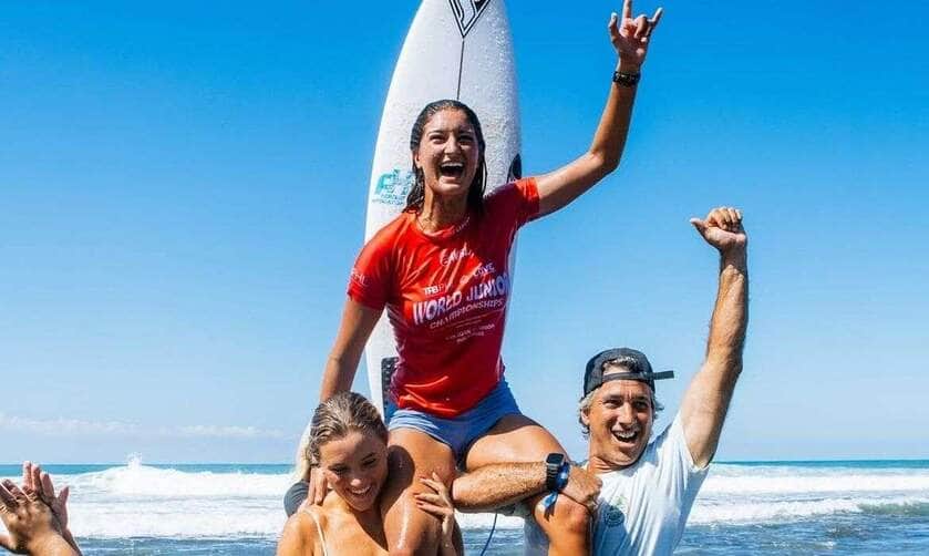 Luana Silva é primeira brasileira campeã do Mundial Júnior de surfe, em 18/01/2025