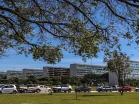 Brasília - 22.05.2023 - Foto Esplanada dos Ministérios, em Brasília. Foto: Antônio Cruz/ Agência Brasil