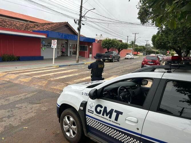 Guarda de Trânsito de Sorriso acompanha retorno de atividades escolares