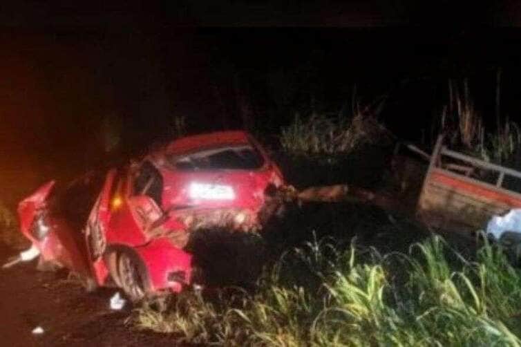 Idoso morre em colisão frontal entre carro de passeio e caminhão em Mato Grosso