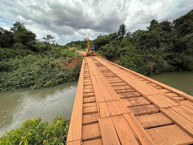 Ponte da Cedro Rosa em Sorriso estará interditada pelos próximos 15 dias