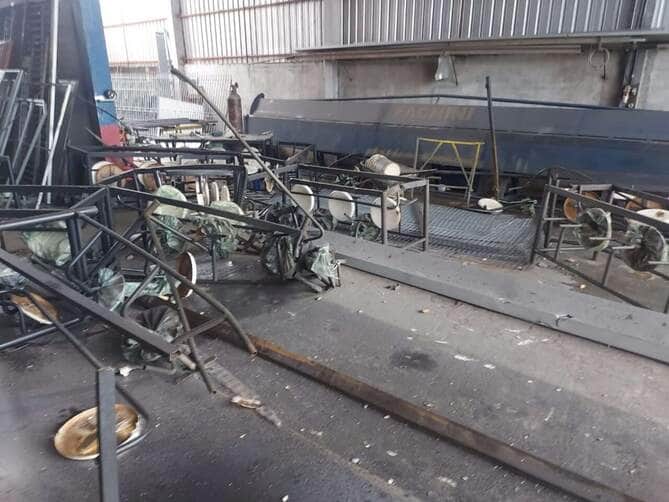 Explosão em metalúrgica de Tapurah deixa feridos e causa destruição