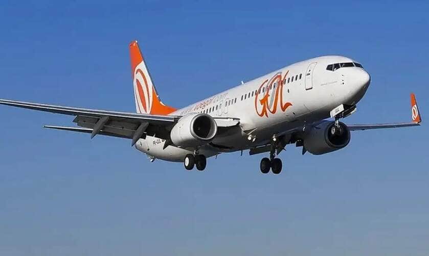 Brasília-DF- 23/02/2025 - Um avião da Gol que partiu do Aeroporto de Brasília com destino ao Aeroporto de Congonhas, em São Paulo (SP), colidiu com um pássaro e precisou voltar ao Aeroporto Juscelino Kubitschek . Foto: Divulgação | Gol