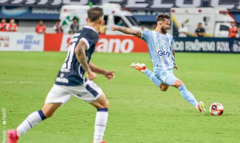 Brasília (DF) 24/02/2025 - Em partida que teve transmissão nacional pela TV Brasil, em parceria com a TV Cultura do Pará, Remo e Paysandu empataram por 1 a 1 no Re-Pa 776, neste domingo (23).
Foto: PAYSANDU.S.C/Divulgação