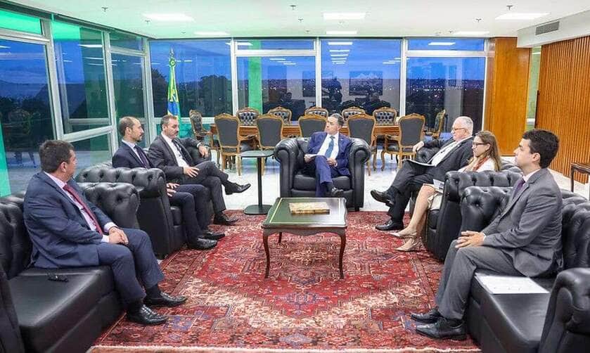 Presidente do STF em audiência com o diretor-geral da Polícia Federal