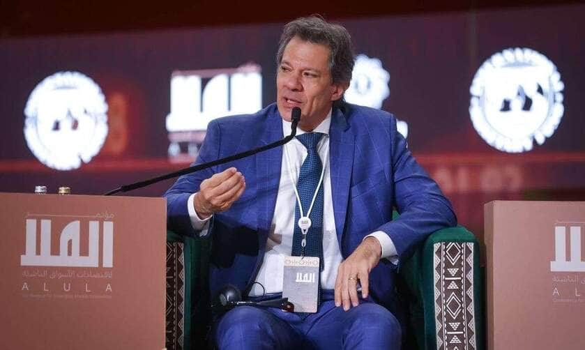 Arábia Saudita, 17/02/2025 - Ministro da Fazenda Fernando Haddad participa da Conferência AlUla para Economia dos Mercados Emergentes. Foto: Diogo Zacarias/MF