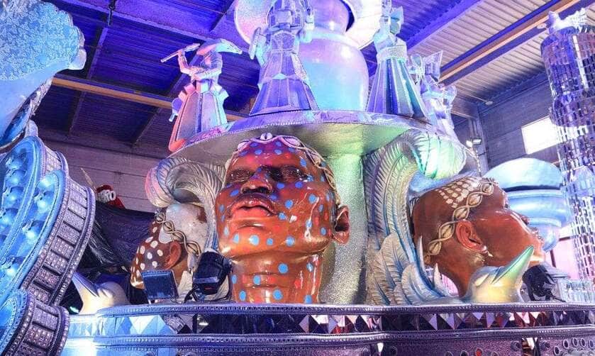 Brasília (DF) 24/02/2025 - Detalhe de uma alegoria da escola Salgueiro.
Foto: Roberto Narciso/Divulgação