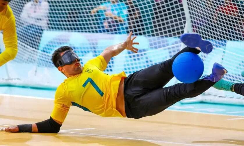 Emerson Ernesto - goalball - Paris 2024