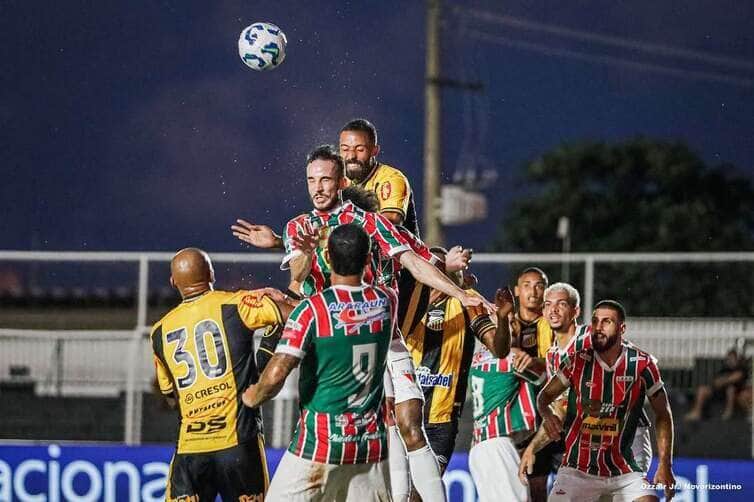 Lance do jogo entre Operário x Novorizontino. Imagem: Ozzair Jr/Novorizontino