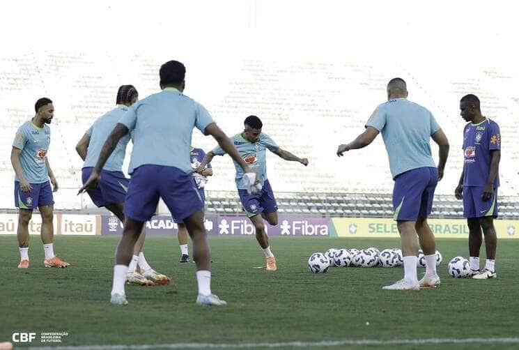 Brasil x Colômbia: onde assistir, escalações e tudo sobre o jogo das Eliminatórias. Imagem: Rafael Ribeiro/CBF