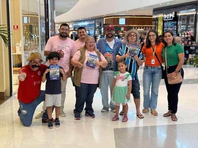 Blitz contra dengue movimenta Shopping de Sinop e orienta famíllias sobre importância da prevenção