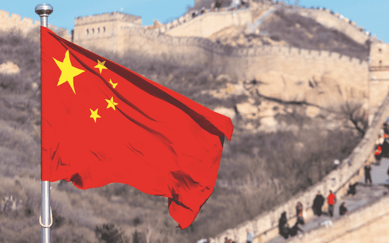 Bandeira da China, China, Muralha da China