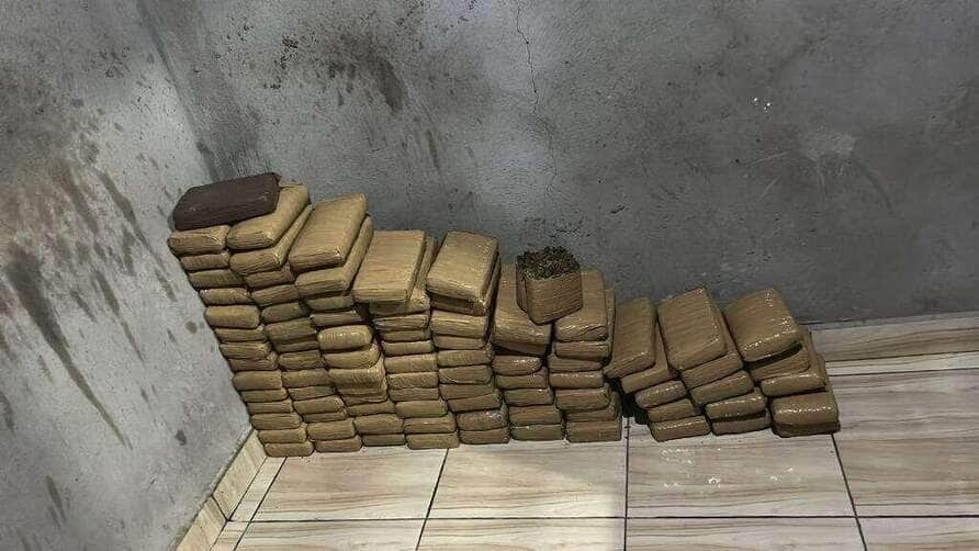 Força Tática apreende 92 tabletes de maconha e gera prejuízo de R$ 300 mil às facções criminosas em Mato Grosso
