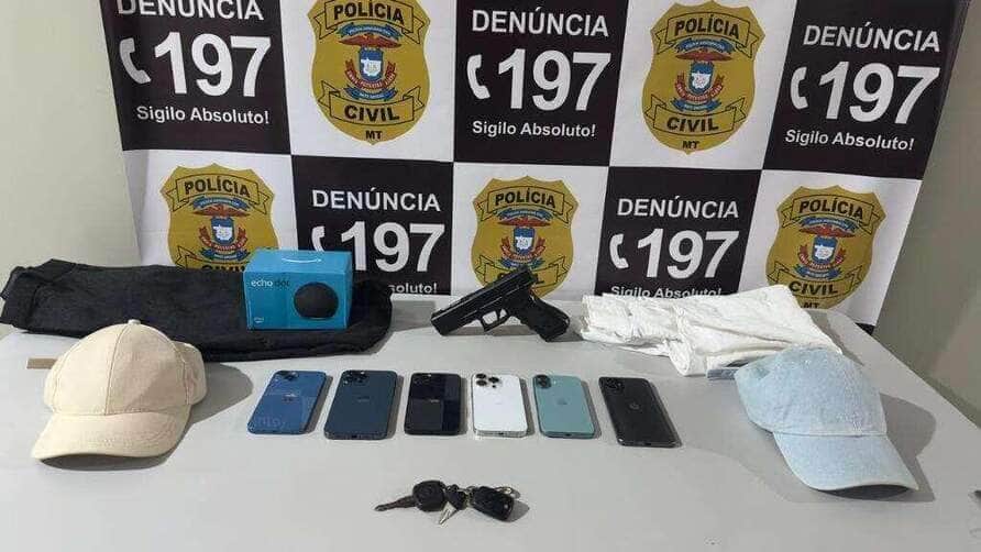 Ladrão de celulares é preso após roubo em Shopping de Cuiabá