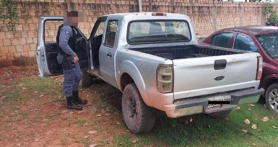 PM recupera caminhonete roubada com auxílio das câmeras do Vigia Mais MT