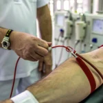 Paciente em tratamento hemodiálise