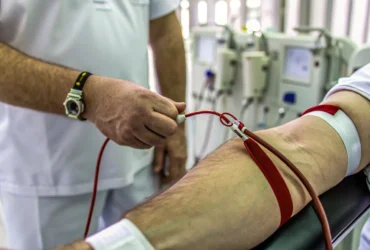 Paciente em tratamento hemodiálise