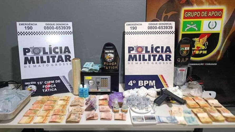 Polícia realiza prisões de três homens e duas mulheres em Mato Grosso