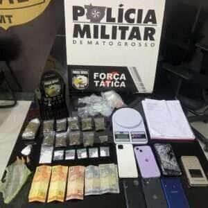 Quatro são presos por tráfico de drogas em Nova Mutum