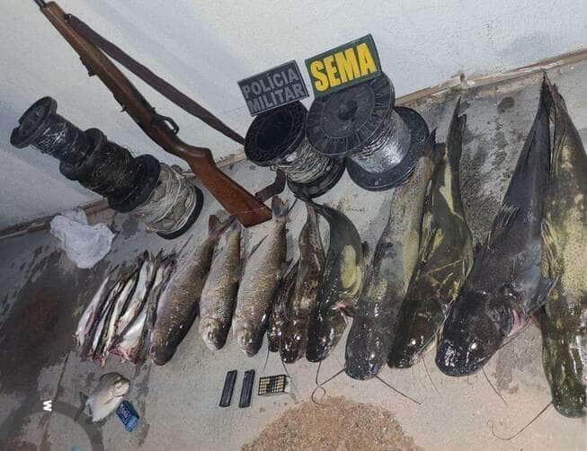 Sema realiza operação de combate à pesca ilegal na MT-010