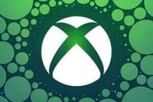 logo da xbox em fundo decorado