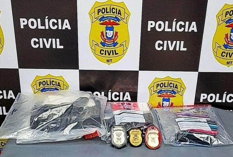 objetos recuperados pela policia civil