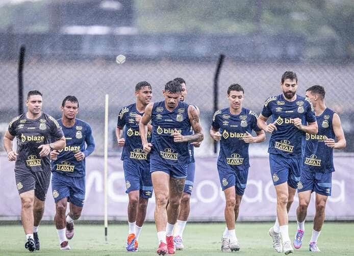 Santos x Bahia ao vivo: onde assistir, escalações e desfalques para o duelo na Vila Belmiro. Imagem: Raul Baretta/Santos FC