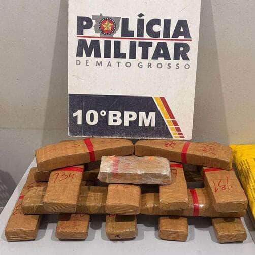 Ação policial em Mato Grosso resulta em apreensão de maconha