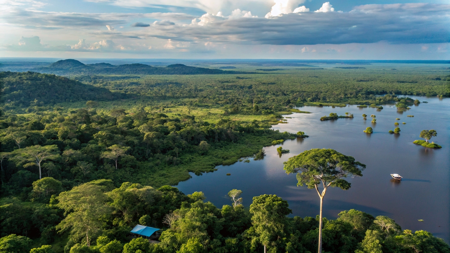 Baía no Pantanal de Mato Grosso