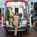 Bombeiros de Mato Grosso socorrem vítimas após colisão entre motocicletas