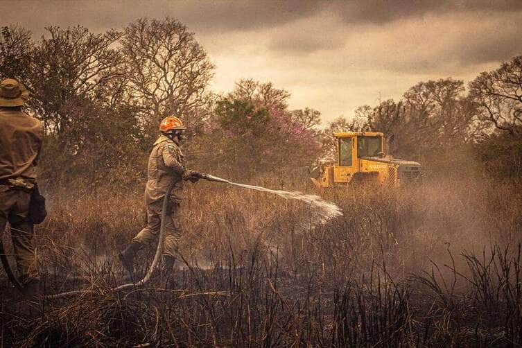 Bombeiros irão utilizar maquinário pesado na prevenção e combate a incêndios florestais em Mato Grosso