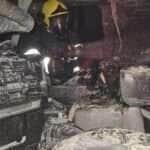 Caminhão pega fogo e mobiliza Corpo de Bombeiros em Lucas do Rio Verde