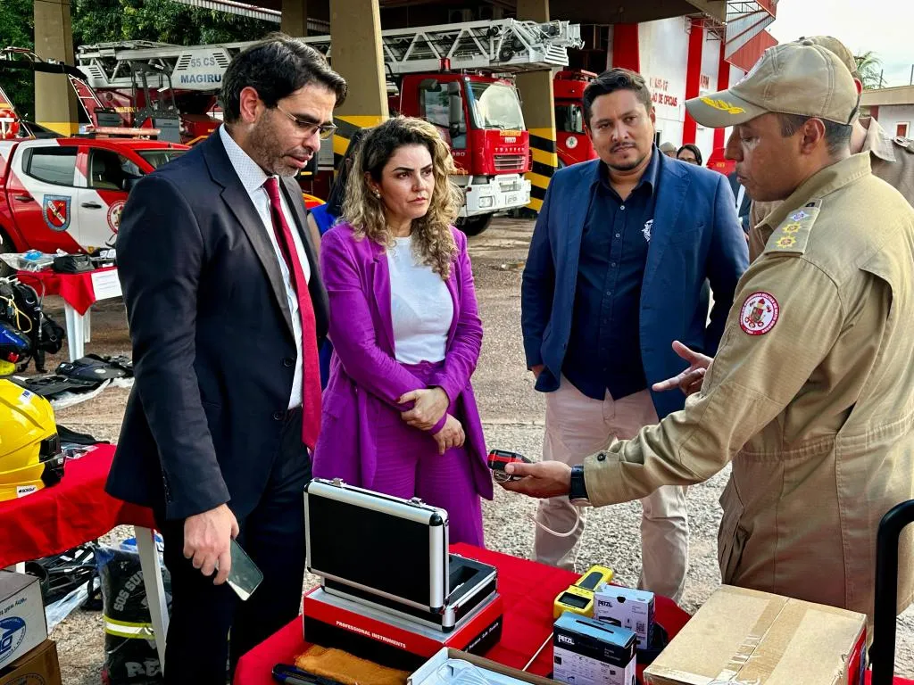 Corpo de Bombeiros de Mato Grosso exibe equipamentos adquiridos com recursos federais