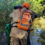 Bombeiros resgatam dois homens após quatro dias perdidos no Pantanal de Mato Grosso