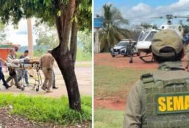 Policial civil é baleado acidentalmente durante operação ambiental em Diamantino