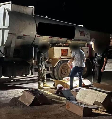 Carga com emulsão explosiva, cordel detonante, estopins e espoletas era transportada de forma ilegal em caminhão que seguia para Cáceres