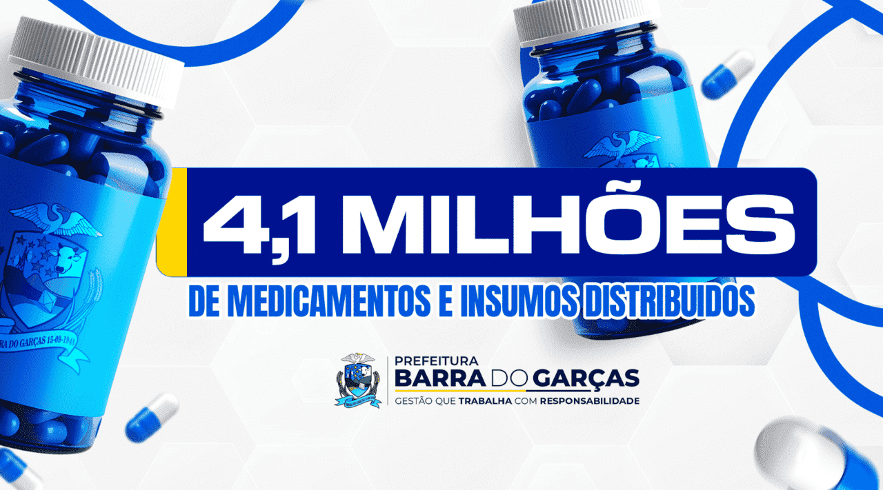 Em três meses, CAF de Barra do Garças distribuiu mais de 4,1 milhões de itens de saúde no município