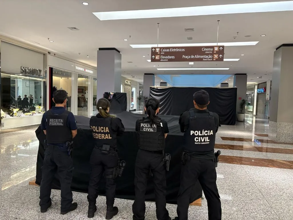 Operação apreende eletrônicos falsificados em shoppings de Mato Grosso