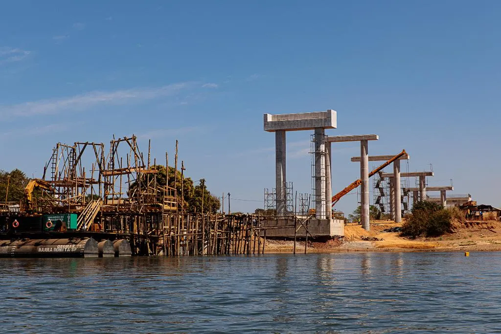 Ponte de 561 metros vai melhorar escoamento agrícola e substituir balsa no Norte de Mato Grosso
