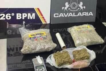 Três suspeitos são presos por tráfico de drogas e posse ilegal de munições em Nova Mutum 