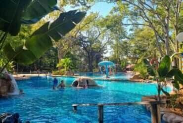 Mais de 10 mil visitantes aproveitaram o Parque das Aguas Quentes no feriado -CenárioMT
