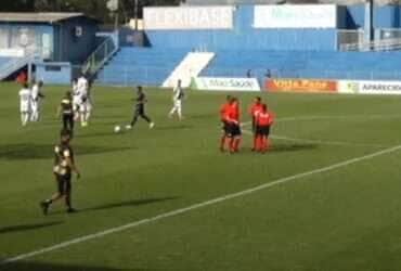 O Mixto jogo contra a Aparecidense, fora de casa. Imagem: Reprodução